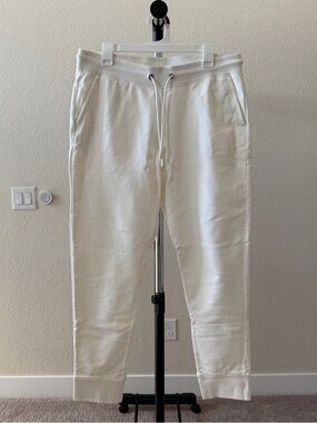 Canada Goose Muskoka White Men's Drawstring Jogger Pants